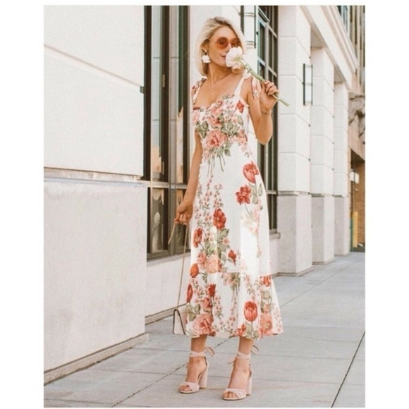 REFORMATION Nikita Floral Dress - Picture 6 of 12